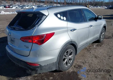 2016 Hyundai Santa Fe Sport 2.4L from USA, damaged, VIN 5XYZUDLB4GG307384